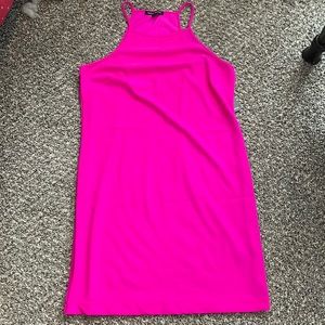 Boston proper large pink strappy dress